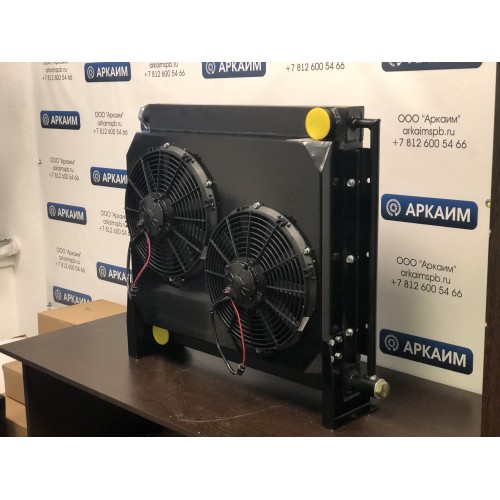 Купить Маслоохладитель МО6K 300 л/мин 12/24В с предохранительным клапаном на сброс давления свыше 6 бар. Аналог ASA0367 в Челябинске